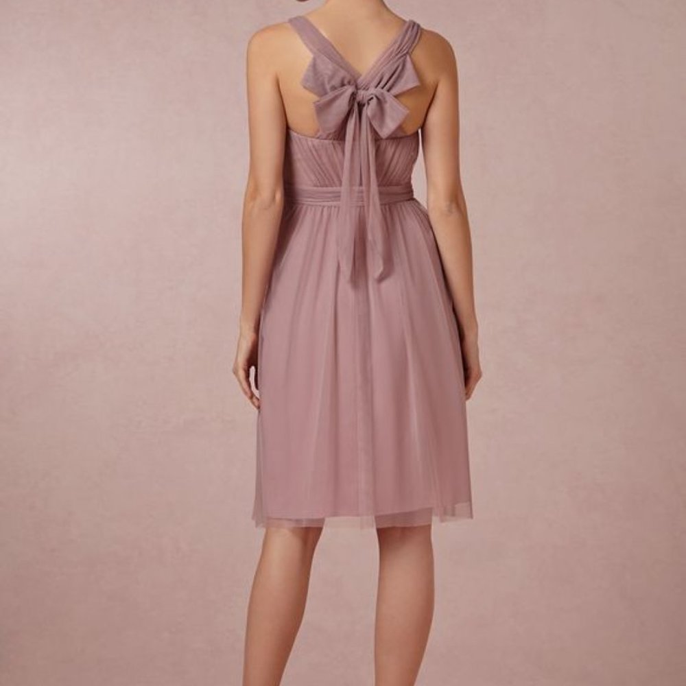 BHLDN Mauve Tulle Dress